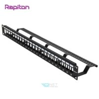 پچ پنل 24 پورت شبکه Unloaded رپیتون مدل Rapiton RP-PP24-UL1