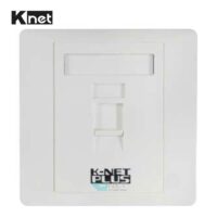 فیس پلیت 1 پورت کی نت مدل Knet KP-N1138