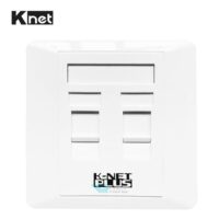فیس پلیت 2 پورت کی نت مدل Knet KP-N1138