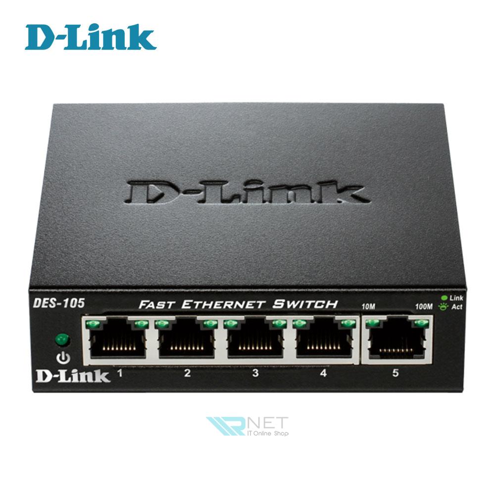 سوئیچ شبکه 5 پورت دی لینک مدل D-Link DES-105