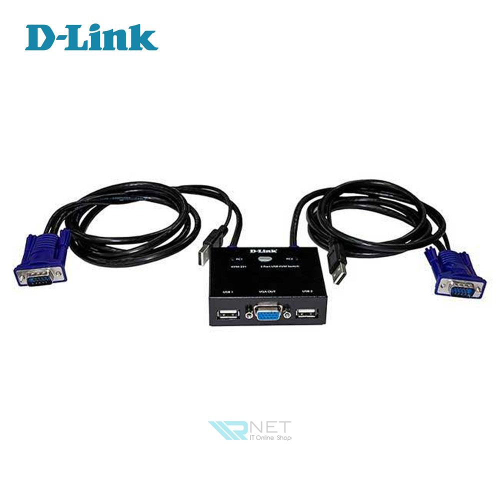 سوئیچ KVM دی لینک مدل D-Link DVM-222