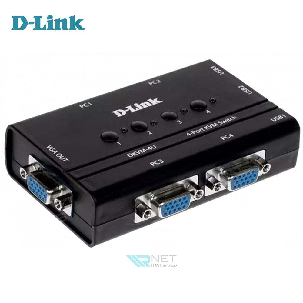 سوئیچ KVM دی لینک مدل D-Link DKVM-4U