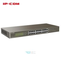 سوئیچ 24 پورت شبکه POE آی پی کام مدل IP-COM G1124P