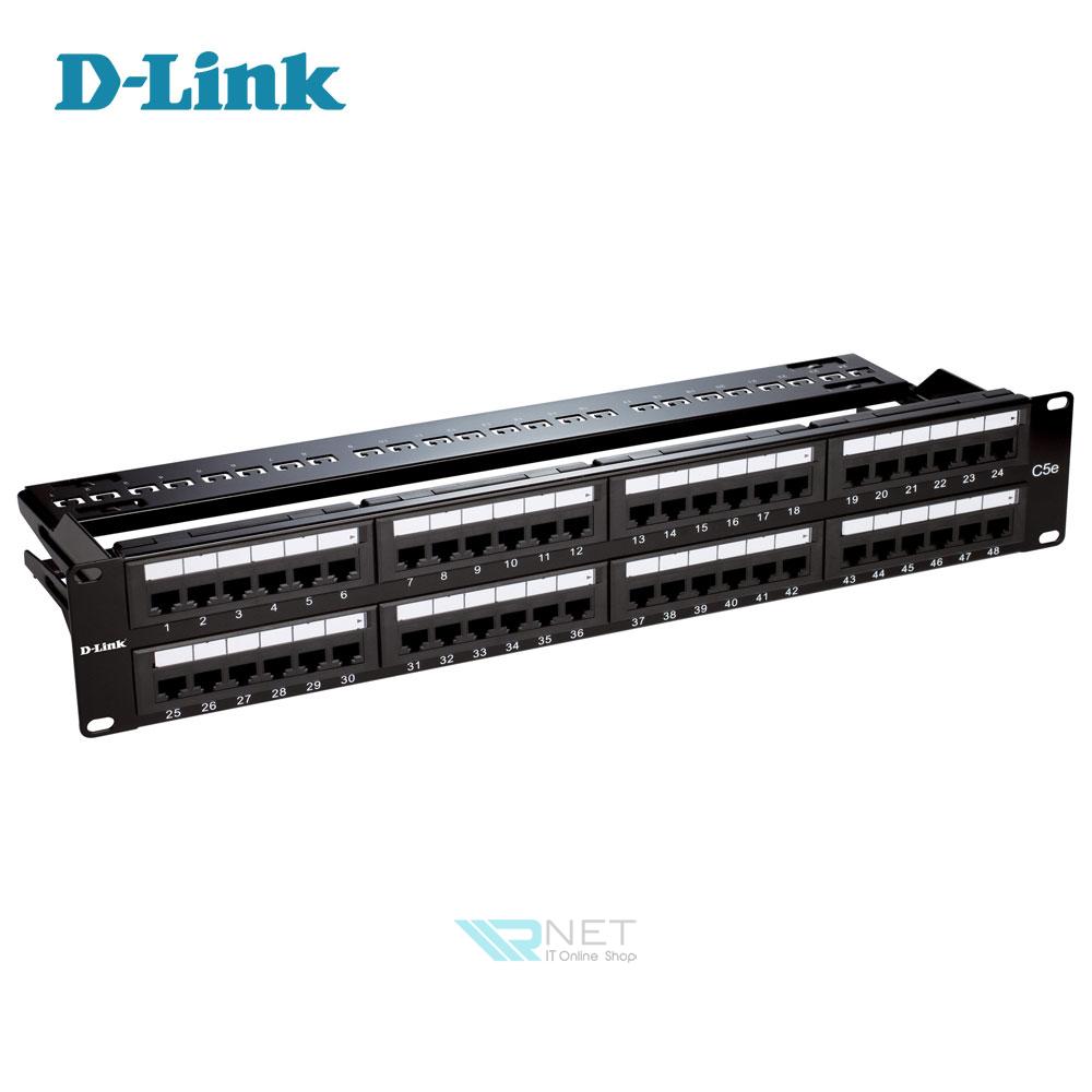 پچ پنل CAT6 UTP 48 پورت دی لینک مدل D-Link NPP-C61BLK481
