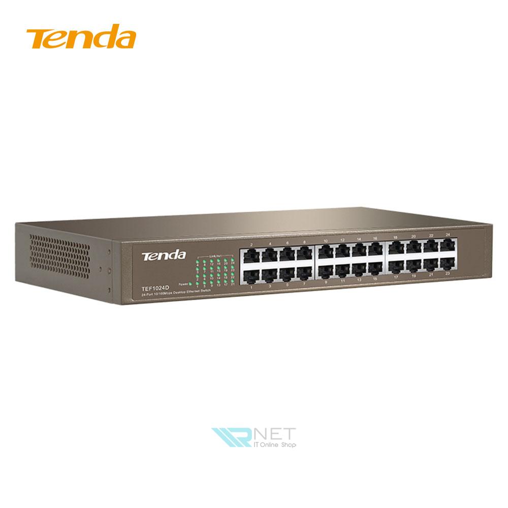 سوئیچ شبکه 24 پورت تندا مدل Tenda TEF1024D