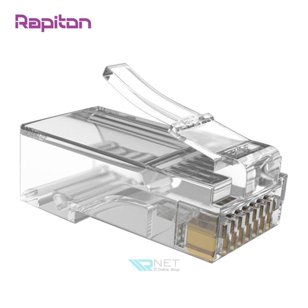سوکت Cat6 UTP رپیتون مدل Rapiton RP-MP1-6U بسته 100 عددی