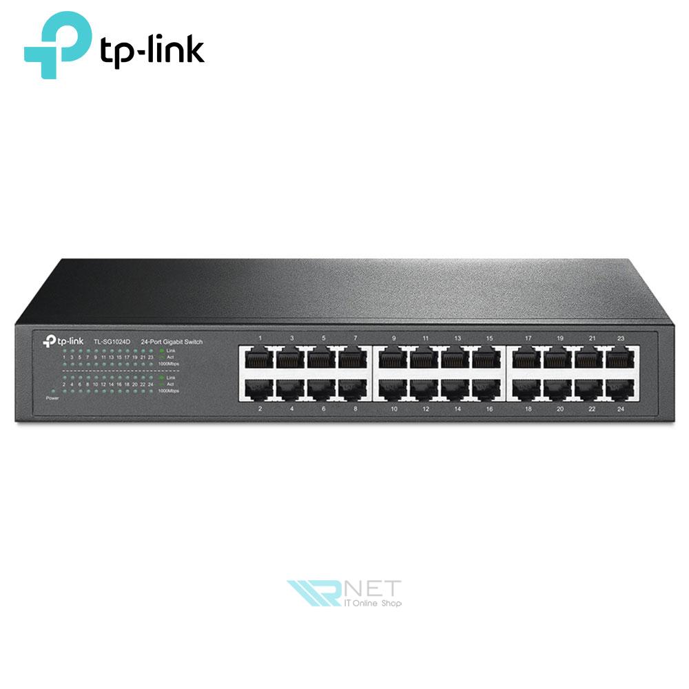 سوئیچ شبکه 24 پورت گیگابیت تی پی لینک مدل TP-Link TL-SG1024D