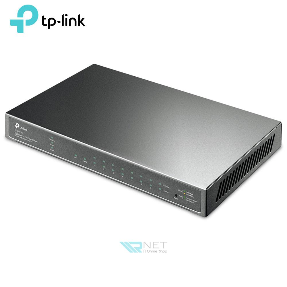 سوئیچ شبکه 10 پورت گیگابیت POE تی پی لینک مدل TL-SG2210P V3.20
