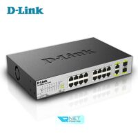 سوئیچ دی لینک 18 پورت با 16 پورت PoE مدل DES-1018MP