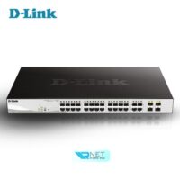 سوئیچ شبکه PoE دی لینک 24 پورت DGS-1210-28P