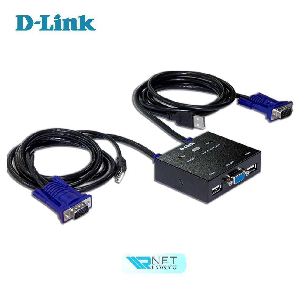 سوییچ 2 پورت USB KVM دی لینک مدل D-Link DKVM-221