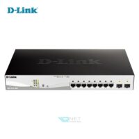 سوئیچ شبکه 10 پورت گیگابیت POE مدیریتی اسمارت دی لینک مدل D-Link DGS-1210-10MP