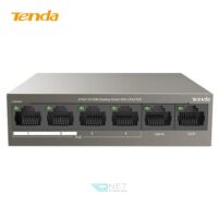 سوئیچ شبکه 6 پورت با 4 پورت POE تندا مدل Tenda TEF1106P-4-63W