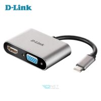 مبدل USB-C به HDMI و VGA دی لینک مدل DUB-V210
