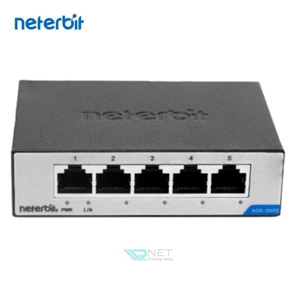 سوئیچ 5 پورت غیرمدیریتی نتربیت Neterbit مدل NGS-1005C