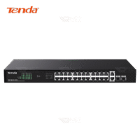 سوئیچ شبکه 24 پورت گیگابیت POE تندا مدل TEG1128P-24-410W