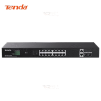 سوئیچ شبکه 18 پورت گیگابیت POE تندا مدل TEG1120P-16-250W