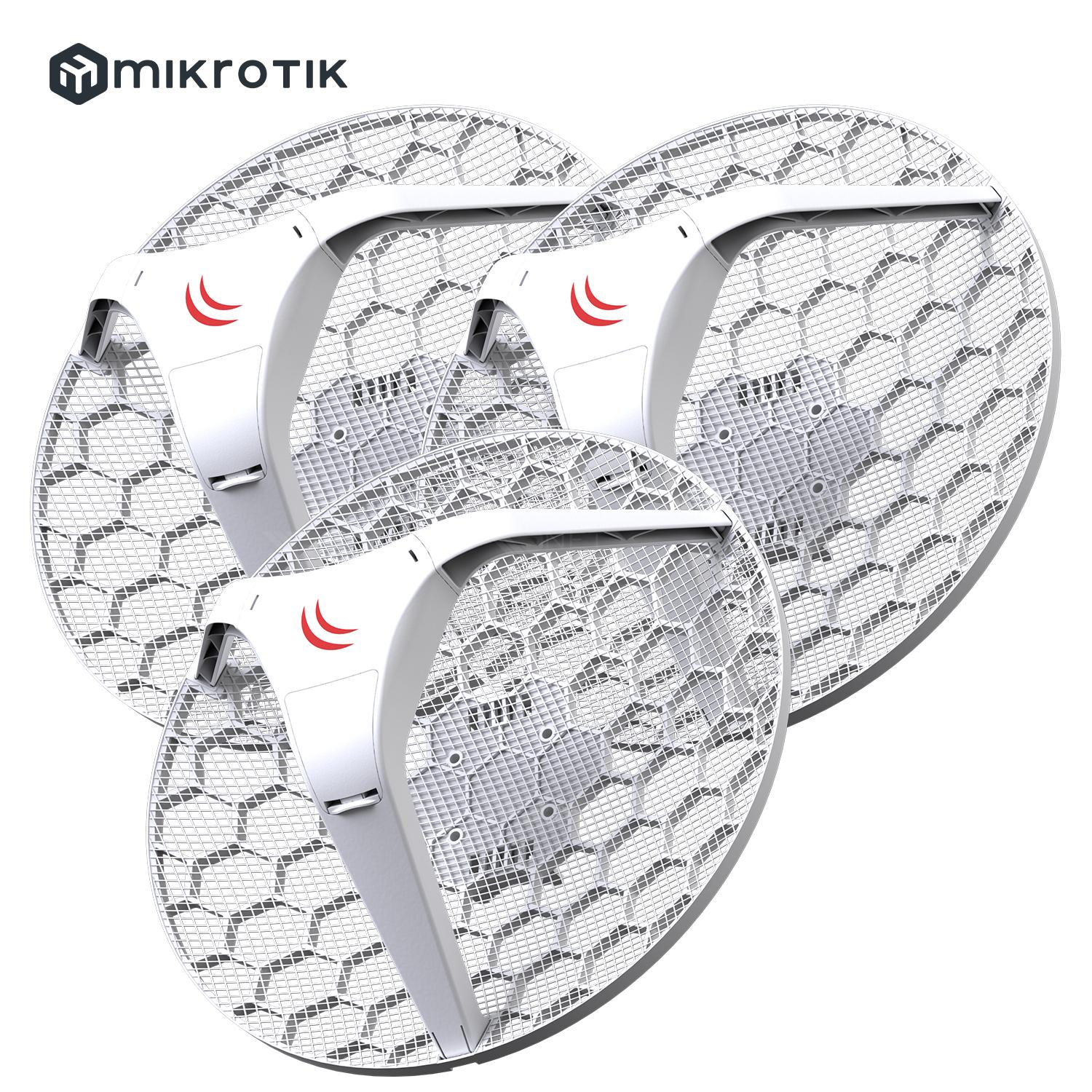 رادیو وایرلس فضای باز میکروتیک مدل Mikrotik LHG5 بسته 3 عددی