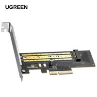 مبدل M.2 M-Key+M.2 B-Key به PCle 3.0 4X یوگرین مدل CM302-70503
