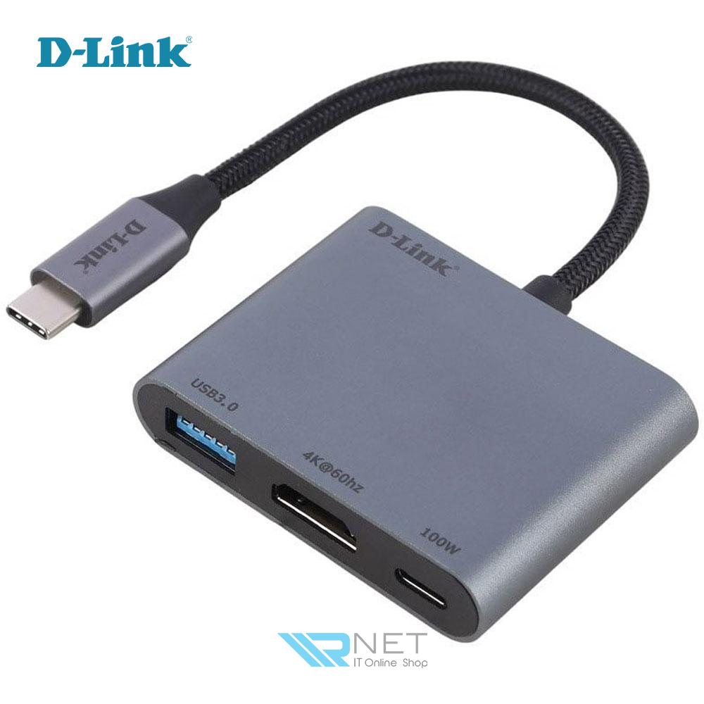 هاب 3 پورت Type-C دی لینک Dub-C103