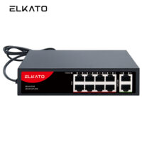 سوئیچ شبکه الکاتو 10 پورت POE  مدل EL-1SBL082GP-120W