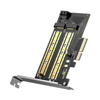 تبدیل M.2 M-Key + M.2 B-Key به PCle 3.0 X4 یوگرین مدل CM302-70504