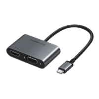 تبدیل USB-C به HDMI و VGA و USB 3.0 یوگرین UGREEN مدل CM162 کد 50505مدل: 50505