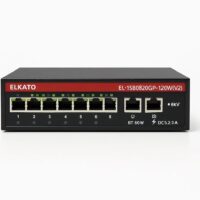 سوئیچ شبکه ELKATO الکاتو 10 پورت POE مدل EL-1SB0820GP-120W(V2)